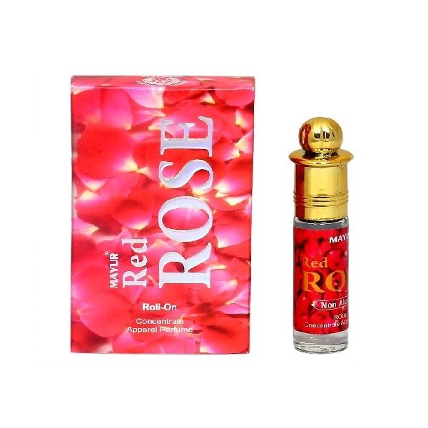MAYUR RED ROSE ATTAR ROLL ON 6ML