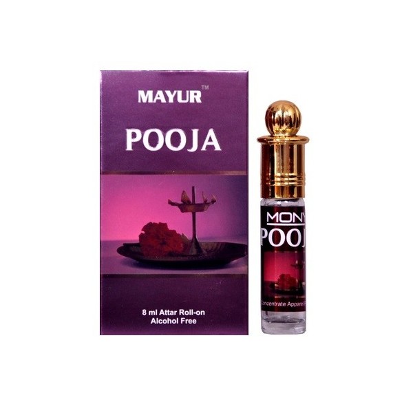 MAYUR POOJA ATTAR ROLL ON 6ML