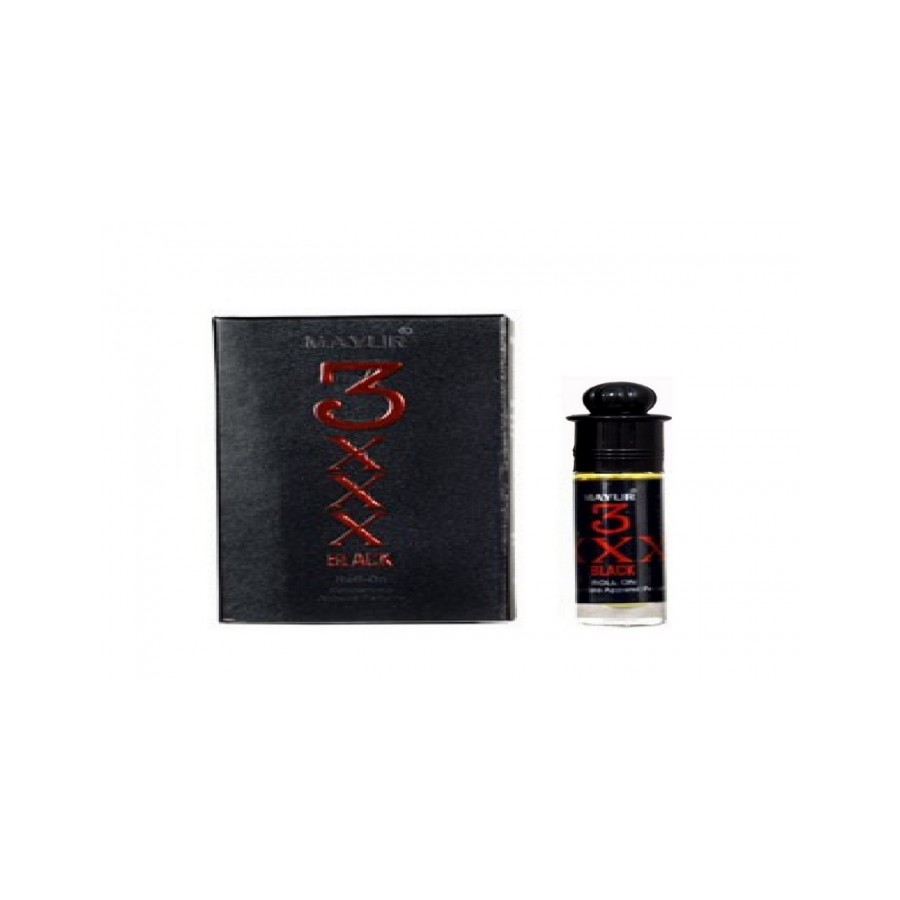 MAYUR 3XXX BLACK ATTAR ROLL ON 6ML
