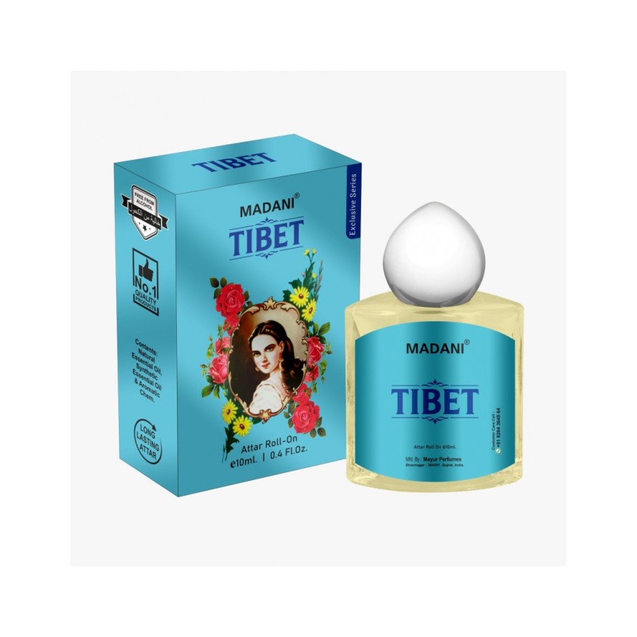 Madani Tibet  Attar Roll On 10 ml Floral Attar 