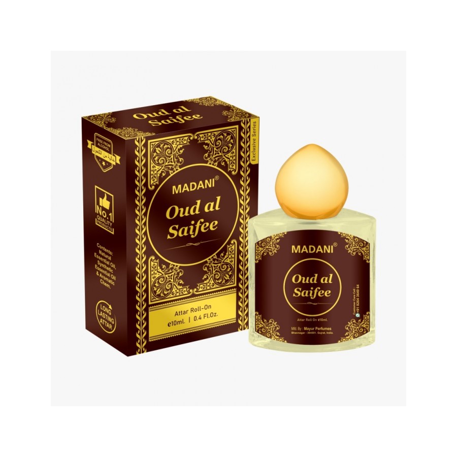 Madani Oud al saifee Luxurious Long Lasting 10 ml