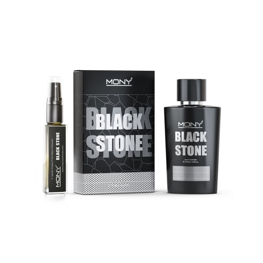 Mony Black Stone Perfume Long Lasting Fragrance 100 ml